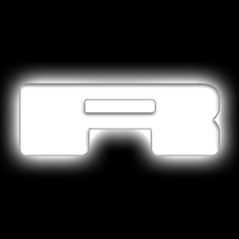 ORACLE Lighting Universal Illuminated LED Letter Badges - Matte Wht Surface Finish - R