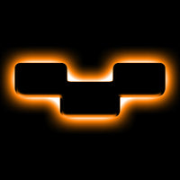 ORACLE Lighting Universal Illuminated LED Letter Badges - Matte Blk Surface Finish - Y