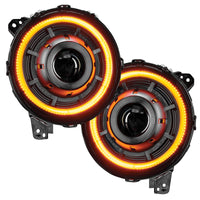 Oracle Jeep JL/Gladiator JT Oculus Bi-LED Projector Headlights - Amber/White Switchback