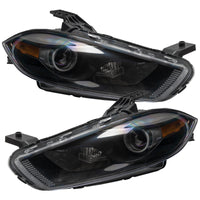 Oracle 13-14 Dodge Dart (HID Style) SMD HL - Black - ColorSHIFT w/o Controller