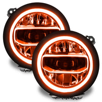 Oracle Jeep Wrangler JL/JT RGB+W Headlight DRL  Kit - ColorSHIFT w/ Simple Controller