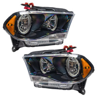 Oracle 11-13 Dodge Durango SMD HL Halogen - Black - ColorSHIFT w/ 2.0 Controller
