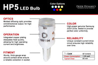 194 LED Bulb HP5 LED Amber Set of 12 Diode Dynamics