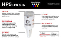 194 LED Bulb HP5 LED Pure White Set of 12 Diode Dynamics
