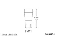 74 SMD1 LED Cool White Single Diode Dynamics