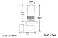 9005 HP48 LED Bulb Cool White Pair Diode Dynamics