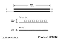 Blue LED Footwell Kit Diode Dynamics