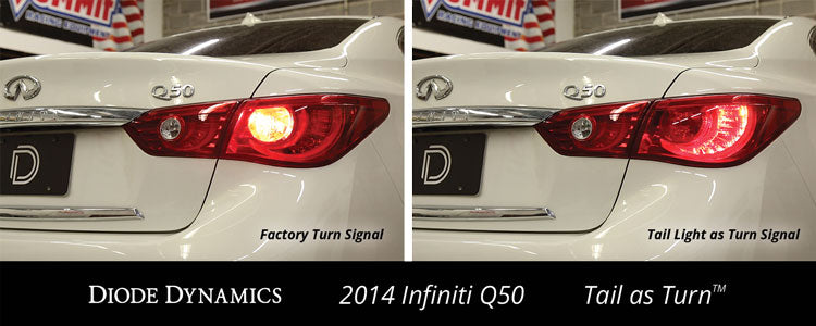2014-2017 Infiniti Q50 Tail as Turn Module (USDM) (pair) Diode Dynamics