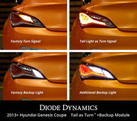 2013-2016 Hyundai Genesis Coupe Tail as Turn +Backup Module (USDM) Stage 2 Diode Dynamics