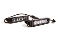 6 Inch LED Light Bar Single Row Straight SS6 White Wide Light Bar Single Diode Dynamics
