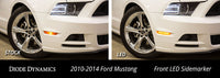 Mustang 2010 LED Sidemarkers Smoked Set Diode Dynamics