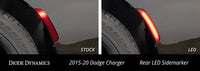 LED Sidemarkers for 2015-2021 Dodge Charger, Smoked (set)