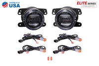 Elite Series Type M Fog Lamps, Yellow Pair Diode Dynamics