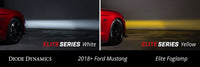 Elite Series Combination Fog Lamp for 18-21 Ford Mustang Yellow Pair Diode Dynamics