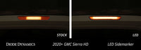 LED Sequential Sidemarkers for 20-21 Sierra 2500/3500 HD Smoked Set Diode Dynamics