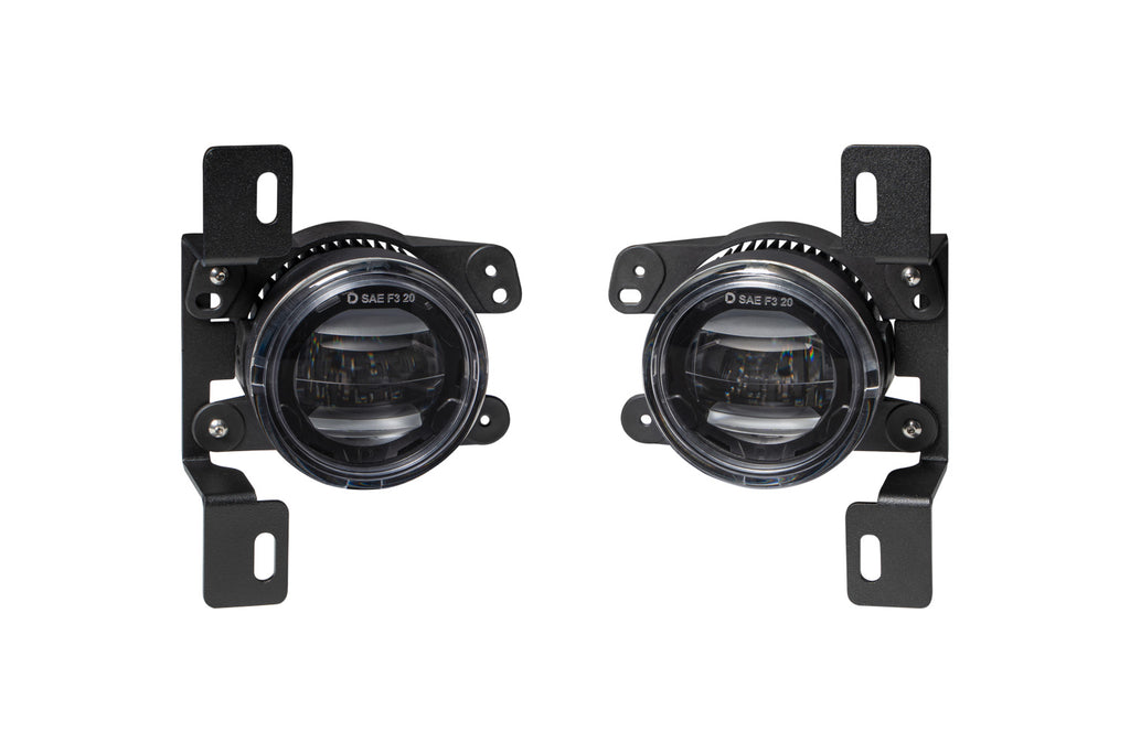 Elite Series Type MR Fog Lamps, White Pair Diode Dynamics