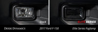 Elite Foglamp Type F2 Yellow Pair Diode Dynamics
