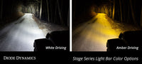SS50 Hood LED Light Bar Kit for 2018-2021 Jeep JL Wrangler/Gladiator, Amber Combo