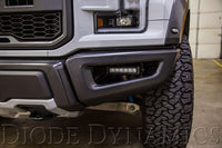 2017-2019 Ford Raptor SS Fog Kit 12.0 Inch Amber Wide Diode Dynamics