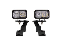 Stage Series 2in LED Ditch Light Kit for 2016-2021 Toyota Tacoma, Sport Yellow Combo