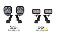 Stage Series 2in LED Ditch Light Kit for 2016-2021 Toyota Tacoma, Pro Yellow Combo