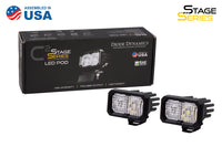 Stage Series 2 Inch LED Pod, Sport White Flood Standard ABL Each
