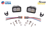 Stage Series 2 Inch LED Pod, Sport White Flood Standard RBL Each