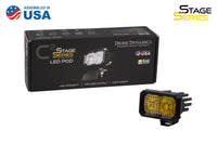 Stage Series 2 Inch LED Pod, Pro Yellow Fog Standard ABL Each