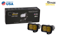 Stage Series 2 Inch LED Pod, Pro Yellow Flood Standard ABL Each