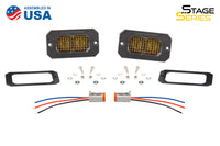 Stage Series 2 Inch LED Pod, Pro Yellow Fog Flush ABL Each