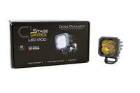 Stage Series C1 LED Pod Sport Yellow Flood Standard ABL Each Diode Dynamics