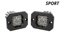 Stage Series C1 LED Pod Sport White Flood Flush RBL Pair Diode Dynamics