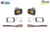Stage Series C1 LED Pod Pro Yellow Flood Flush ABL Pair Diode Dynamics