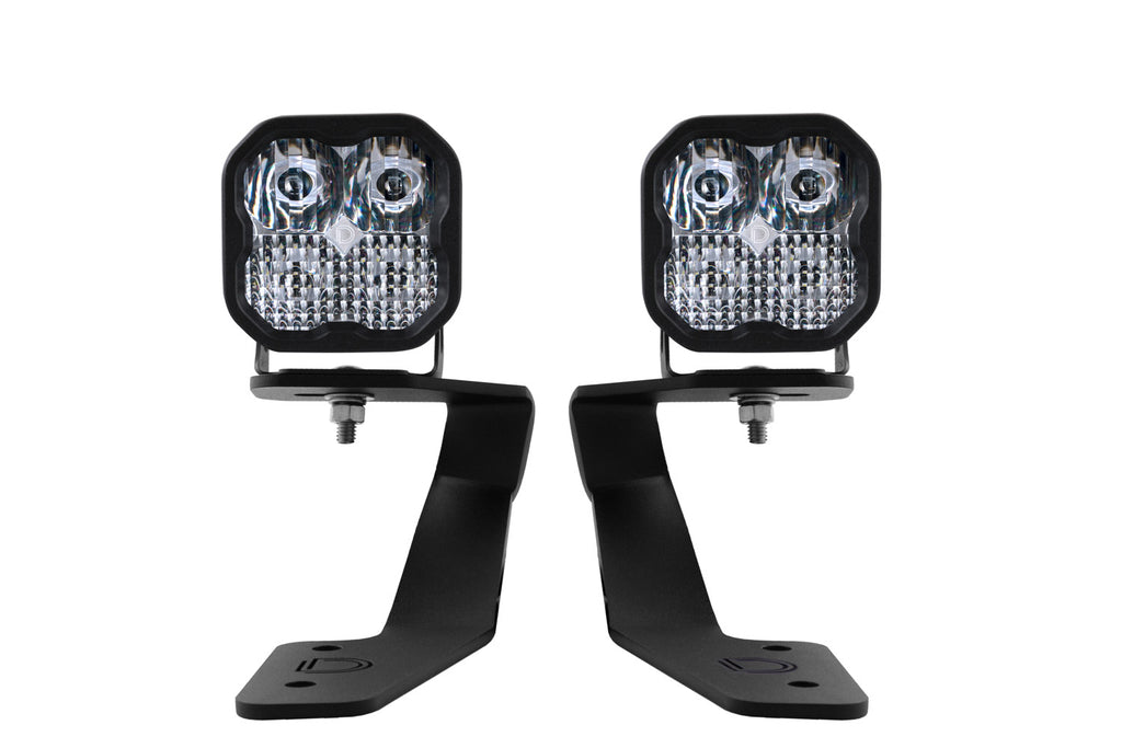 SS3 LED Ditch Light Kit for 2018-2021 Subaru Crosstrek, Sport White Combo Diode Dynamics