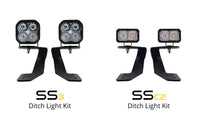 SS3 LED Ditch Light Kit for 2018-2021 Subaru Crosstrek, Sport Yellow Combo Diode Dynamics