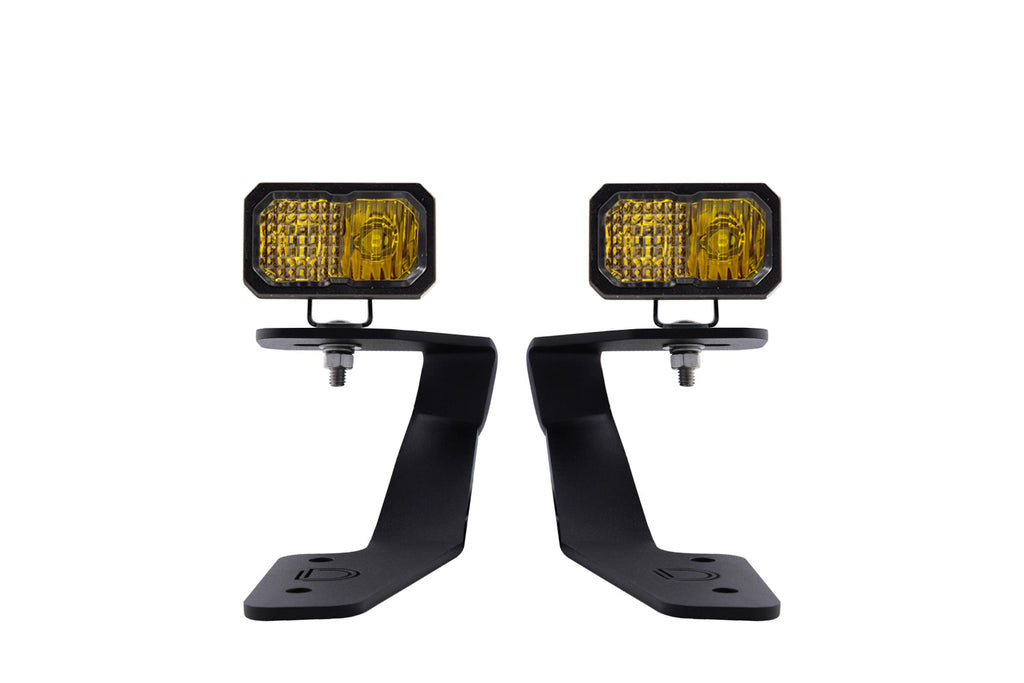 Stage Series 2in LED Ditch Light Kit for 2018-2021 Subaru Crosstrek, Sport Yellow Combo