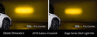 Stage Series 2in LED Ditch Light Kit for 2018-2021 Subaru Crosstrek, Pro Yellow Combo