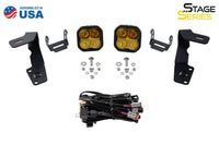 SS3 LED Ditch Light Kit for 2015-2021 Subaru WRX/STi, Sport Yellow Combo Diode Dynamics