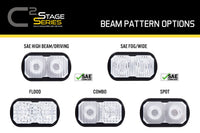 Stage Series 2 Inch Lens Flood Yellow