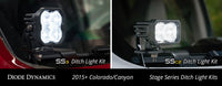 SS3 LED Ditch Light Kit for 2015-2021 Colorado/Canyon, Pro White Combo Diode Dynamics