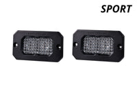 Stage Series 2in LED Pod Sport White Combo Flush RBL Single Diode Dynamics