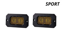 Stage Series 2in LED Pod Sport Yellow Combo Flush ABL Single Diode Dynamics