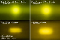 Stage Series 2in LED Pod Sport Yellow Combo Flush ABL Single Diode Dynamics