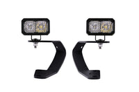 Stage Series 2in LED Ditch Light Kit for 2010-2021 Toyota 4Runner Pro Yellow Combo Diode Dynamics