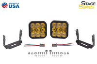 SS5 LED Pod Sport Yellow Driving Pair Diode Dynamics