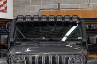 Jeep JL SS5 Sport CrossLink Windshield Yellow Combo Lightbar Kit Diode Dynamics