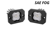 Stage Series C1 LED Pod White SAE Fog Flush ABL Pair Diode Dynamics