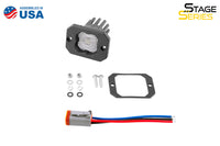 Stage Series C1 LED Pod White SAE Fog Flush ABL Each Diode Dynamics