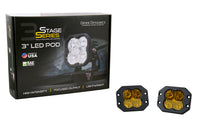 SS3 Sport ABL Yellow Flood Flush Pair Diode Dynamics