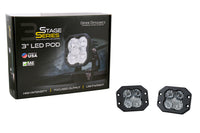 SS3 Pro ABL White SAE Driving Flush Pair Diode Dynamics